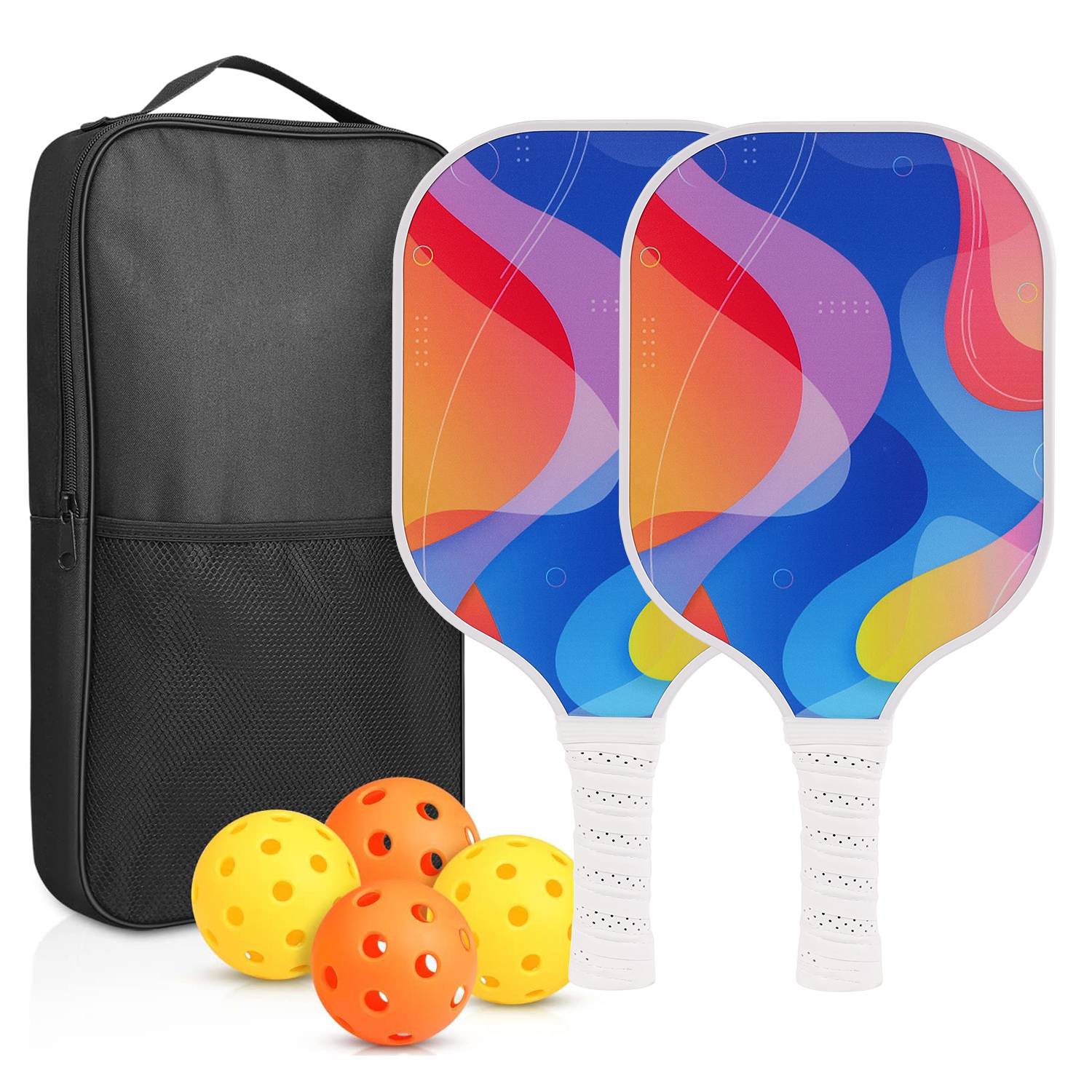 Carbon fiber set [color blue] 2 shots+4 ball+one bag